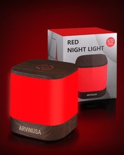 Red Light Night Light for Sleep, 670nm Wavelength Aid to Support Deep Relaxat...