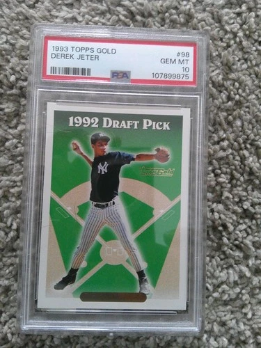 1993 Topps Derek Jeter GOLD Rookie Card RC #98 PSA 10 Gem Mint