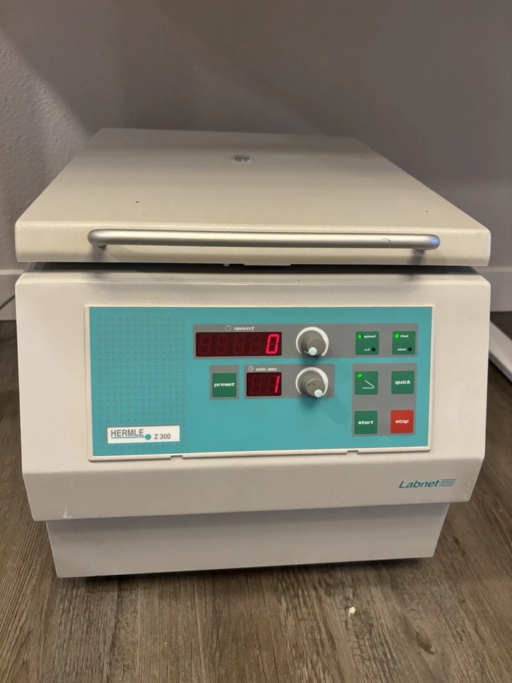 Hermle Z 300 Lab Centrifuge – Labnet Z300 | 13500 RPM | Tabletop Benchtop - Image 2 of 4
