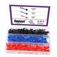 300Pcs Plastic Grease Fitting Cap Assortment, Grease Zerk Fitting Cap Plastic