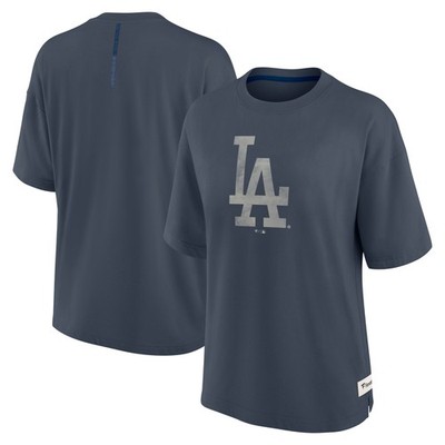 Women's Fanatics Blue Los Angeles Dodgers Oversized Elements Raw Edge Future