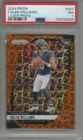 Caleb Williams 2024 Panini Prizm Orange Lazer Prizm Rookie (#301) PSA 7