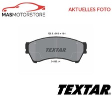 SATZ BREMSBELÄGE BREMSKLÖTZE VORNE TEXTAR 2458201 A NEU OE QUALITÄT