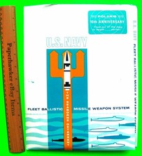 rare 1970 U.S. Navy POLARIS BALLISTIC MISSILE SYSTEM PRESS KIT Bob Carlisle XLNT