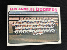 1973 LOS ANGELES DODGERS TOPPS TEAM DAVEY LOPES ROOKIE YEAR #91  BASEBALL CARD