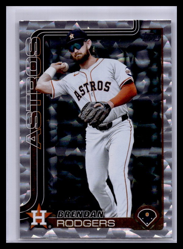 2025 Topps Silver Crackle Foilboard #440 Brendan Rodgers