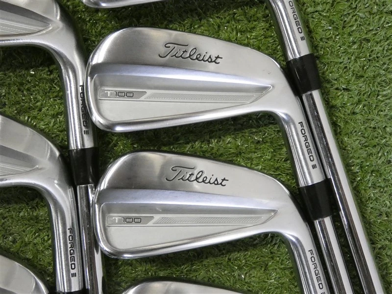 Titleist 2023 T100 Forged Irons 4-P Modus 3 Tour 120 X Extra Stiff Steel +1" - Image 2 of 4