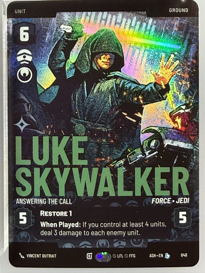 Star Wars Unlimited - Luke Skywalker Prestige Foil 848 - Image 1 of 1