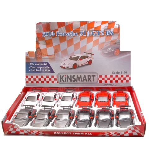 PORSCHE 911 GT3 RS 2010 cm 12 (1 Modellino a Scelta) 1:36 Kinsmart Modellismo Gi - Immagine 3 di 3
