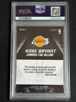 2015-16 Panini Kobe Bryant HeroVillain - Channel the Villain Kobe