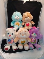 Lot Of 5 Vintage Care Bears Plush Stuffed Animals P