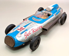Jet Racer 31 Ichimura Japan Vintage Tin Litho Friction Lucky Toy