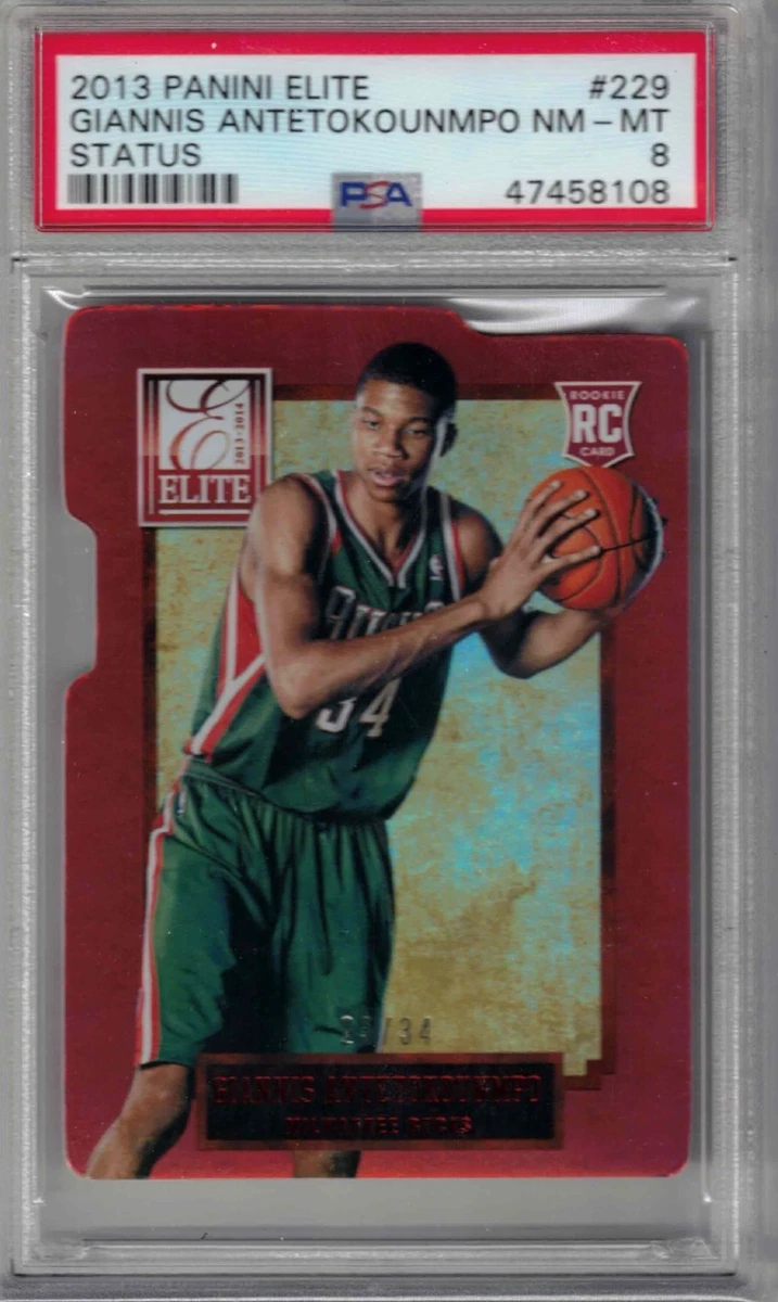 その他 panini GIANNIS ANTETOKOUNMPO RC PSA 8 Giannis Antetokounmpo Basketball 2013-14 Season Sports Trading