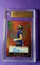 2025 Leaf Metal Pre-Production Proof Mojo Galaxy # 1/1 Roman Wilson Auto