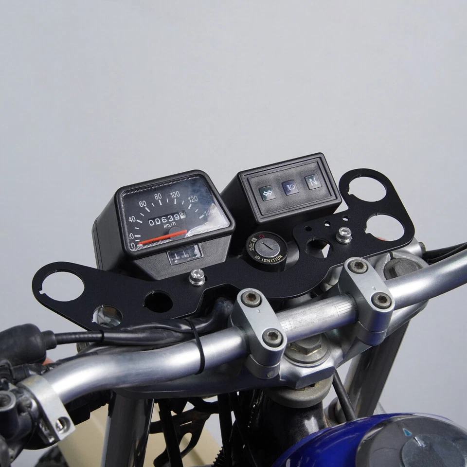 Fit For Yamaha TW200 1987-2024 Motorcycle Dash Panel Auxiliary Shelves Black - Image 2 of 4