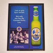 St. Pauli Girl "Lots Of Girls Have Morals" 2004 PC Gamer Print Ad 8.5" x 11"