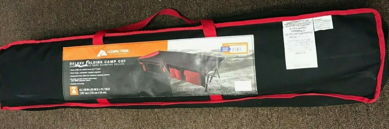 Ozark trail deluxe folding camping cot Ozark trail deluxe folding camping cot factory direct sales