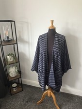 Elizabeth And James Cloak Poncho Cape Shawl Winter Cardigan Size Xs/s 8/10/12/14
