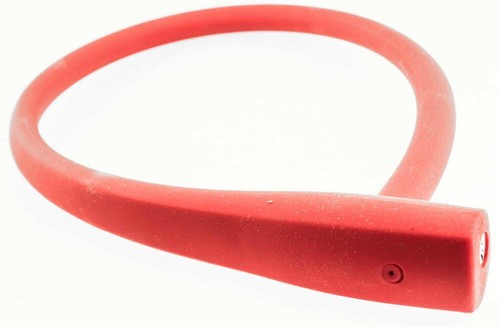 KNOG KRANSKY 880mm Cable Bike Lock With Bracket Red Keyed QR Mount NEW - Picture 4 of 4