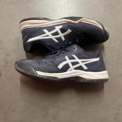 Y2K Navy Blue Asics GEL-DEDICATE 7 Tennis/Running shoes size 10 1/2