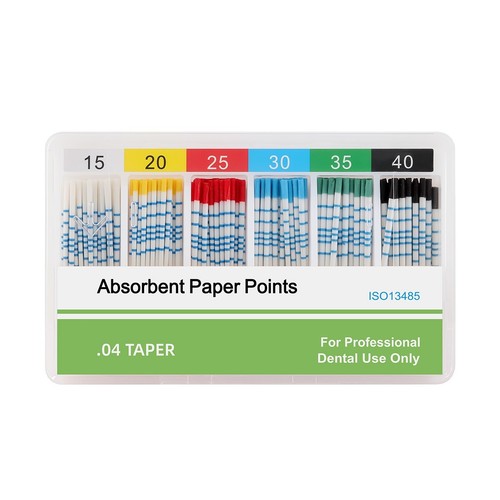 Dental Endo Absorbent Paper Points/Gutta Percha Points with Scale Obturating Tip - Picture 32 of 56