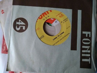 7'' JOHN BOLERO & HIS ORCHESTRA CHEEK TEA FOR TWO CHA CHA EX/EX+