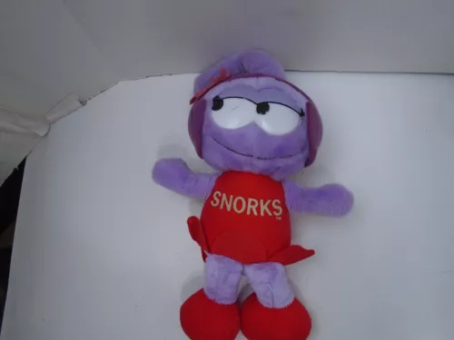 Rare Vintage The SNORKS plush figure DAFFNEY  1985 Applause 