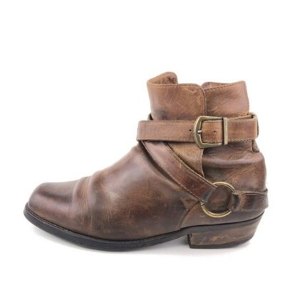 Alvarez by Peter Flowers Brown Leather Western Boots EUR 42 Mens Size 