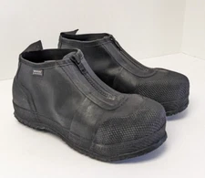 Bogs Overshoe Zip Composite Toe Shoes, Black, Unisex 7
