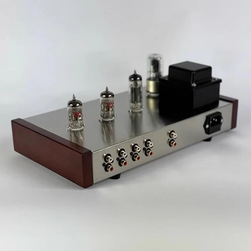 New 12AX7 electronic tube high and low tone hifi stereo preamplifier - Picture 5 of 6