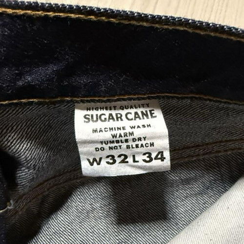 Sugar cane sc42966 1966 model W32 14oz Straight denim Jeans Sugar cane sc42966 1966 model W32 14oz Straight denim Jeans