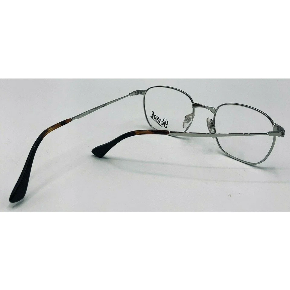 Persol 2450-V Silver Metal Eyeglass Frames Aviator Made In Italy New Old Stock - Image 3 of 4
