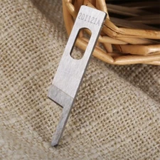 2pcs Steel Overlock Sewing Machine Upper Knife Blade 201121A Fits For Pegasus