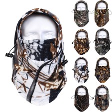 Winter Windproof Neck Thermal Fleece Hood Balaclava Ski Face Mask for Men Women