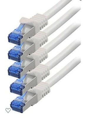 Cat.7 Cat 7 patch cable network cable LAN/DSL Internet network cable 0.25 m New