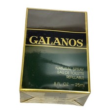 GALANOS By Parfums Women Eau De Toilette Spray .8 Fl Oz 25mL New In Box Sealed