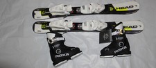 NEW 77cm HEAD Supershape team kids skis  bindings  ROXA boots black 15.5mondo