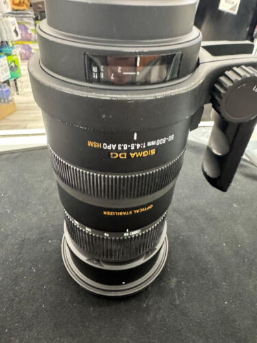 SIGMA APO 50-500mm F/4-6.3 Lens EX DG for SIGMA MOUNT ONLY FITS SIGMA CAMERAS!!! - Picture 4 of 4