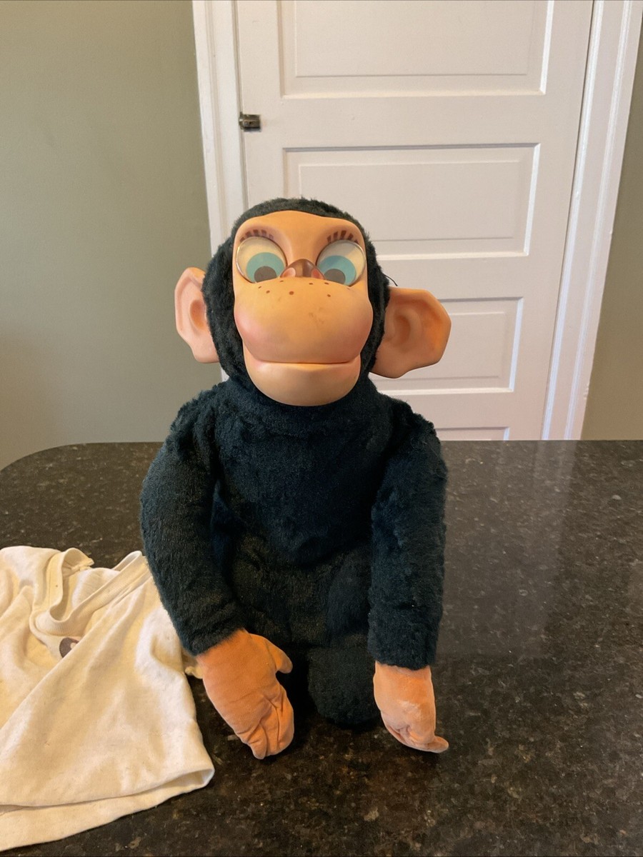 Vintage 1964 Mattel Chester O'Chimp Yacker Plush Talking Vintage 1964 Mattel Chester O'Chimp Yacker Plush Talking