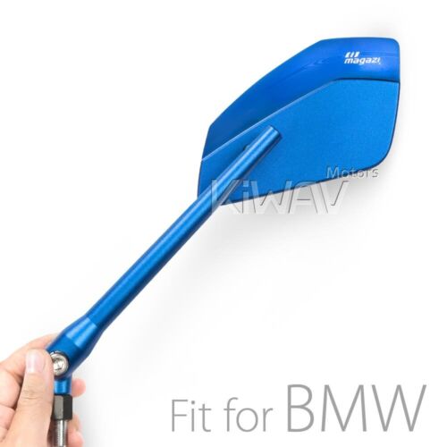 Rétroviseurs CleaverII bleu convex aspheric pour BMW 10mm 1.5pitch threads ε - Photo 1/8