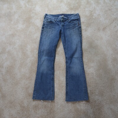 Silver Jamie Bootcut Jeans Women's 28 Blue Denim Stretch Low rise