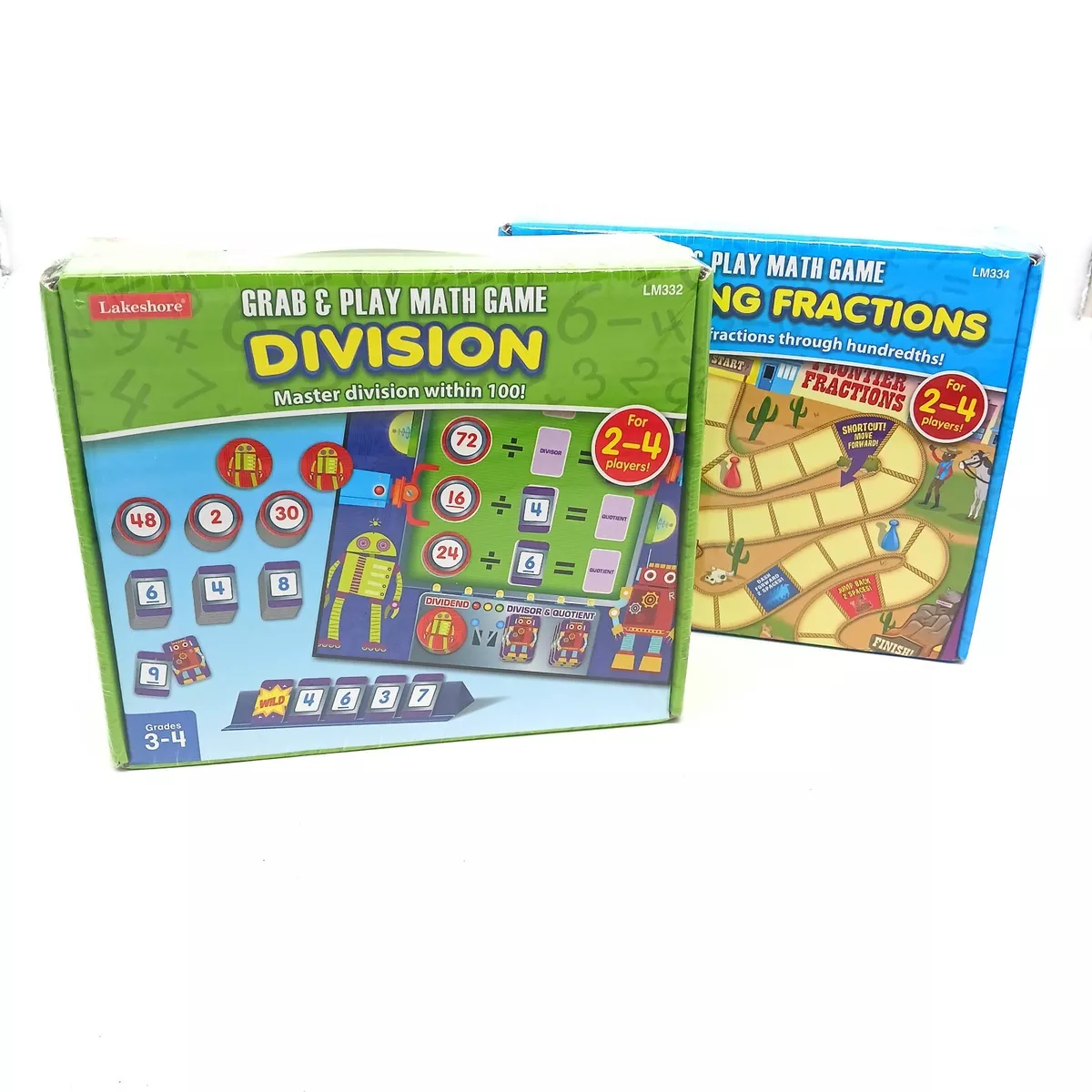 Lakeshore Educational Toys Games Grades 3 4 Fractions