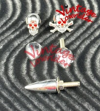 F&R Lowrider Bicycle Cruiser Bicycle Spring Fork Steering Tube Chrome Decoration