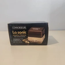 Connoisseurs La Sonic Jewelry Cleaner Two Speed 1986 New Old Stock Untested