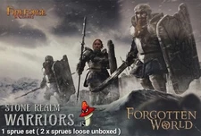Stone Realm Dwarf Warriors 1 x Sprue set  unboxed Fireforge Games 28mm 1/56