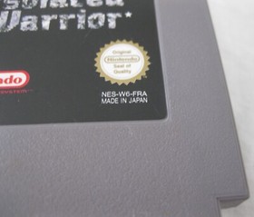 isolated warrior  authentique version originale nintendo nes fra