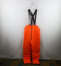 Vintage 80s 90s Duxbak Mens Large Distressed Quilted Insulated Overalls Bibs USA