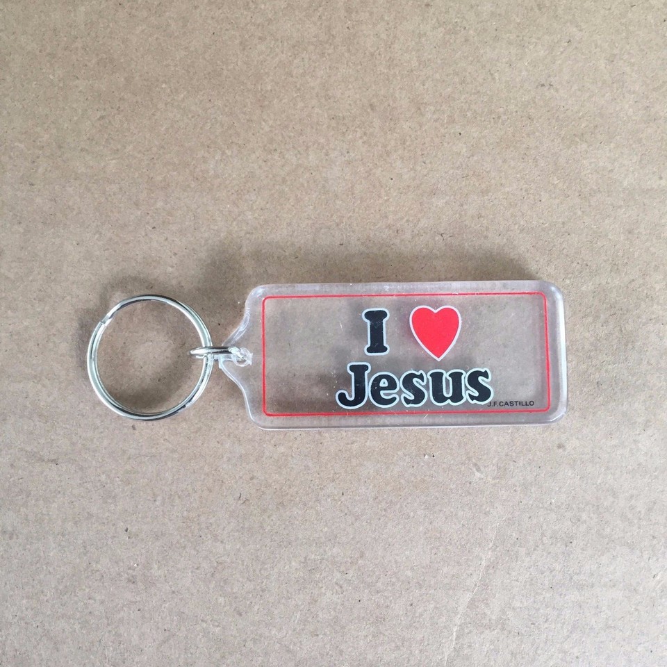 Jesus Keychain Key Chain Jesus Christ Lord Savior Keychains I Love