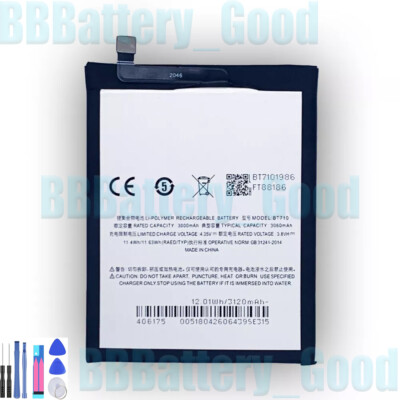 100% High Quality Latest Battery For Meizu Meilan M5c BT710 3000mAh Replacement
