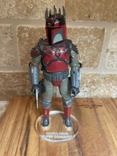 Star Wars Black Series Mandalorian Super Commando Acrylic Base 